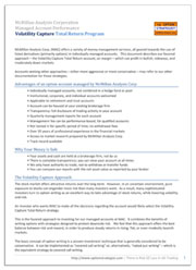Volatility Capture Performance Document