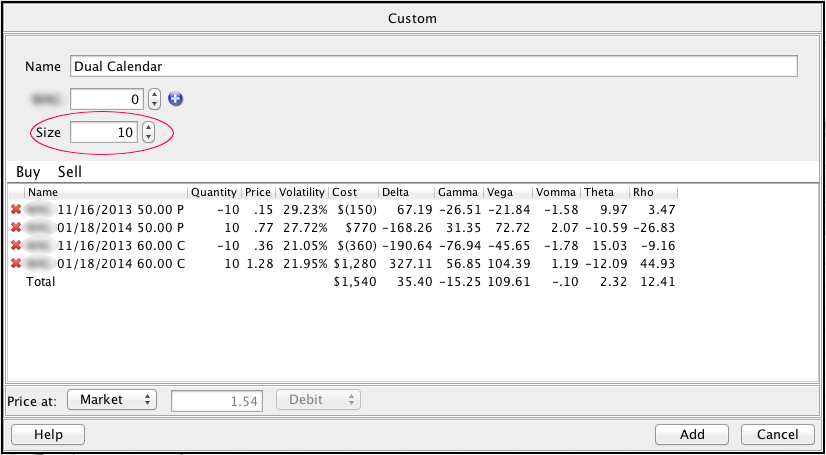 Custom Spread Editor