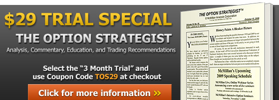 The Option Strategist $29 Trial