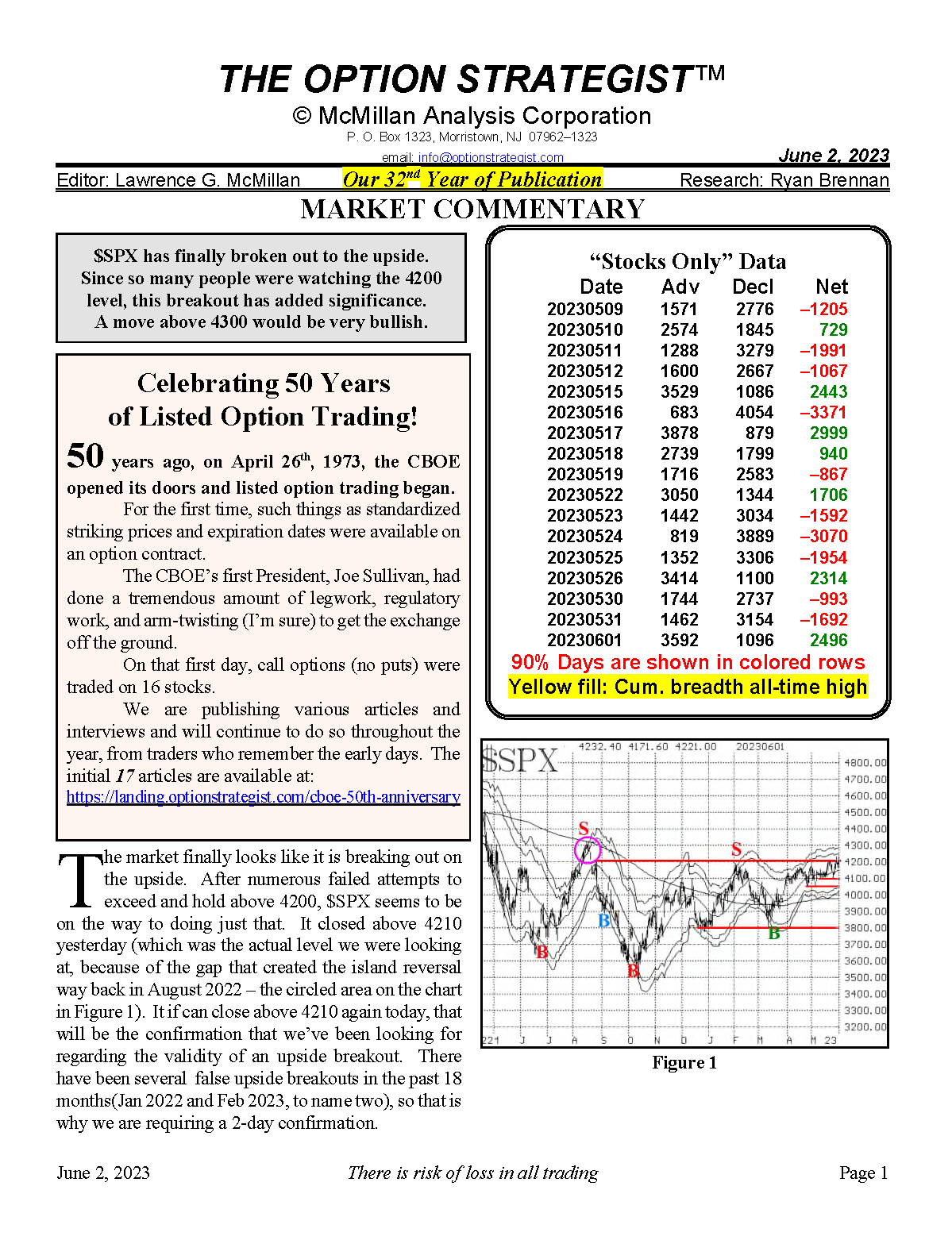 The Option Strategist Newsletter