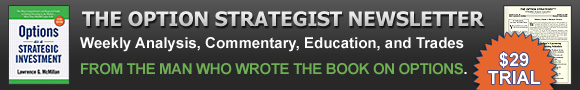 The Option Strategist Newsletter $29 trial